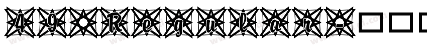 49 Regular字体转换
